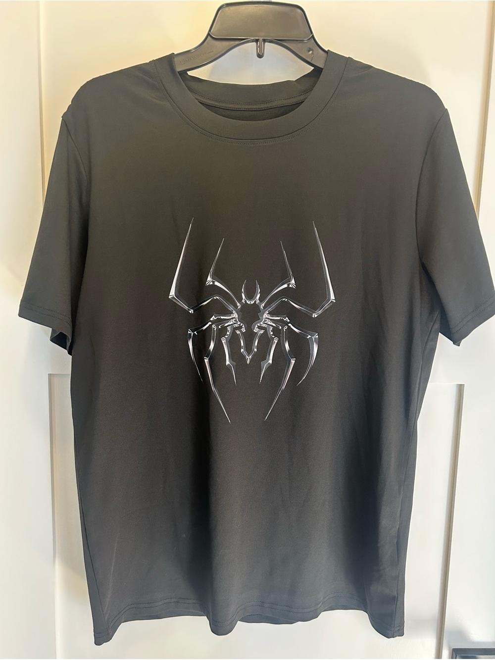 Men's Black Graphic Spider Logo T-Shirt